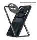 Nothing Phone (3a) Pro Hoesje Metalen Frame met Camera Protector Zwart afbeelding 2