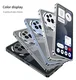 Nothing Phone (3a) Pro Hoesje Metalen Frame met Camera Protector Zwart afbeelding 7
