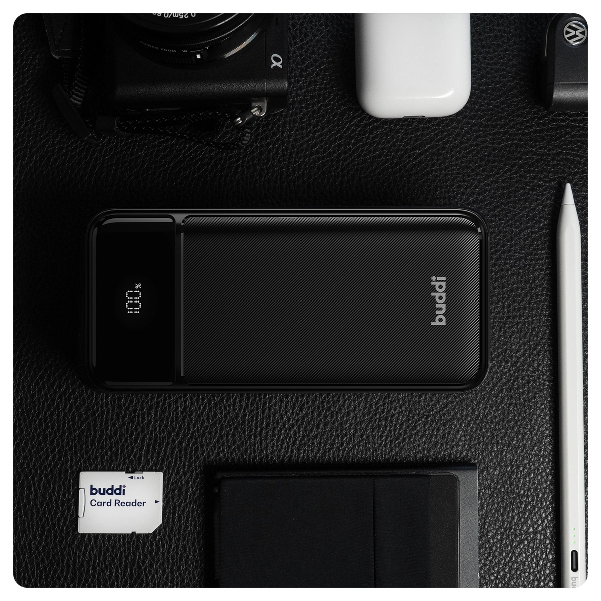 Buddi Boost 30.000 mAh Powerbank Met Display Duo Pack Zwart 22.5W afbeelding 15
