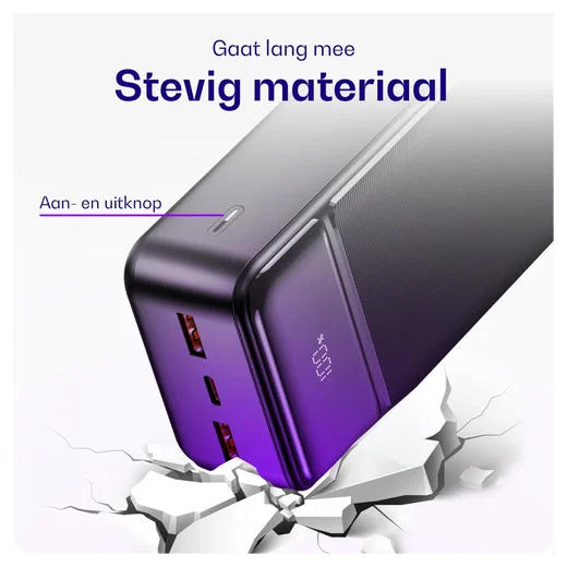 Buddi Boost 30.000 mAh Powerbank Met Display Duo Pack Zwart 22.5W afbeelding 6