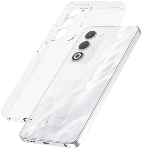 Oppo A5 2025 Hoesje Dun TPU Back Cover Transparant afbeelding 4