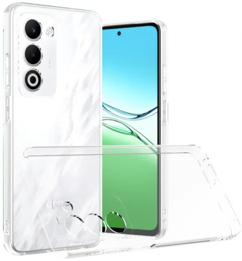 Oppo A5 2025 Hoesje Dun TPU Back Cover Transparant afbeelding 1