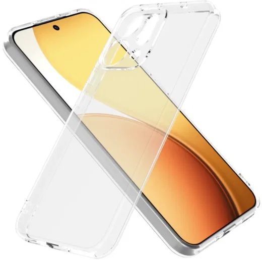 Oppo Reno 14 Hoesje Dun TPU Back Cover Transparant afbeelding 1