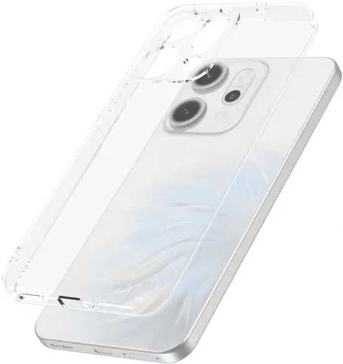 Oppo Reno 14 Pro Hoesje Dun TPU Back Cover Transparant afbeelding 6