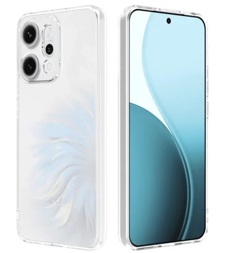 Oppo Reno 14 Pro Hoesje Dun TPU Back Cover Transparant afbeelding 5