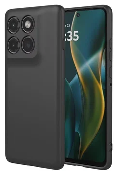 Motorola Edge 60 Pro Hoesje Dun TPU Back Cover Matte Zwart