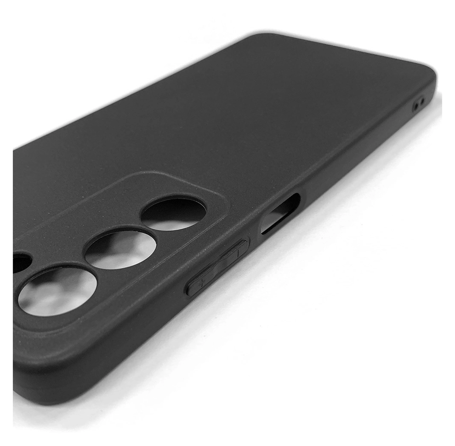 Oppo A5 (2025) Hoesje Dun TPU Back Cover Matte Zwart afbeelding 6