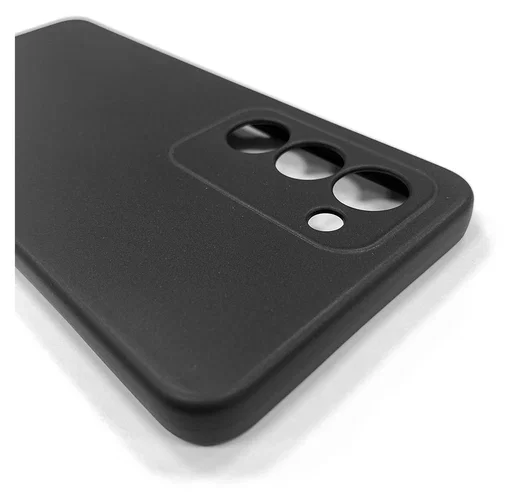 Oppo A5 (2025) Hoesje Dun TPU Back Cover Matte Zwart afbeelding 7