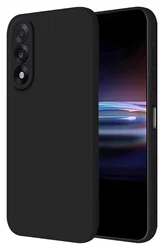 OnePlus Nord 5 Hoesje Dun TPU Back Cover Matte Zwart afbeelding