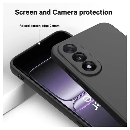 OnePlus Nord 5 Hoesje Dun TPU Back Cover Matte Zwart afbeelding 5