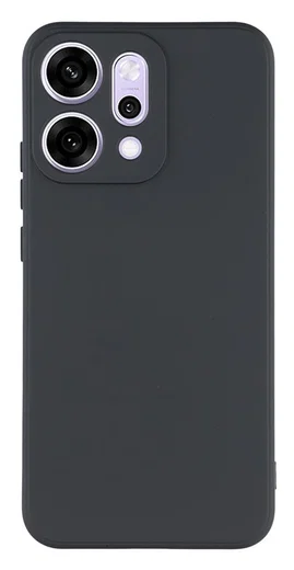 Oppo Reno 14 Hoesje Dun TPU Back Cover Matte Zwart afbeelding 8