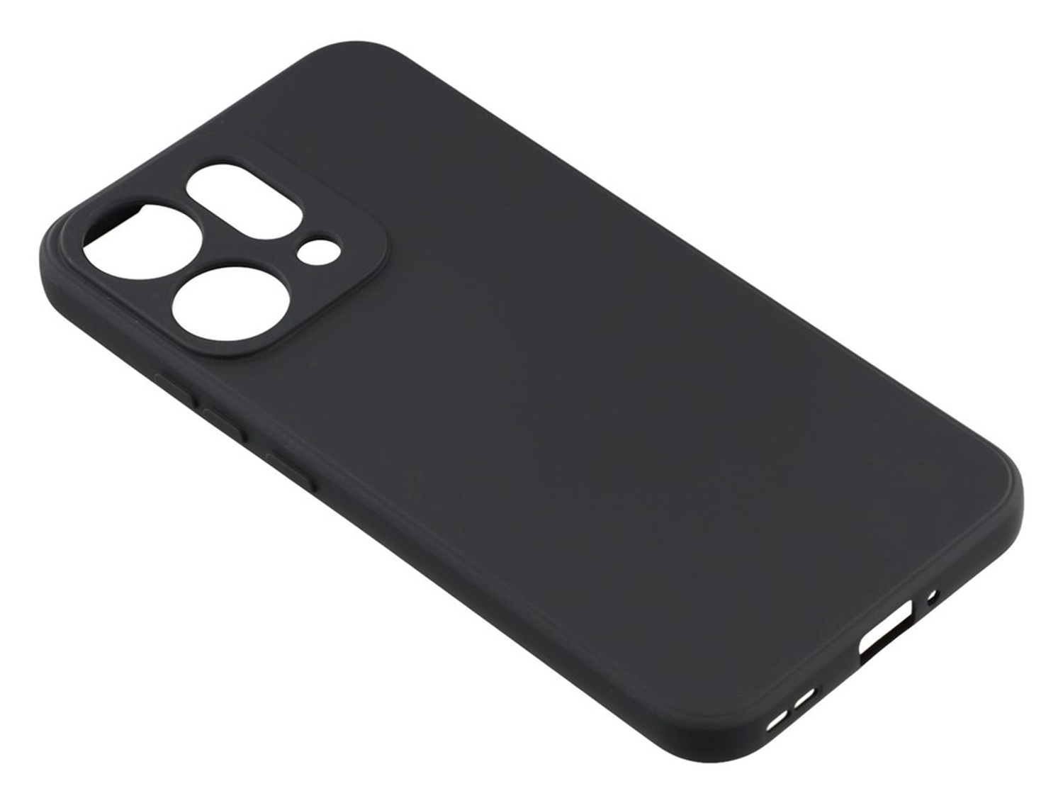 Oppo Reno 14 Hoesje Dun TPU Back Cover Matte Zwart afbeelding 10