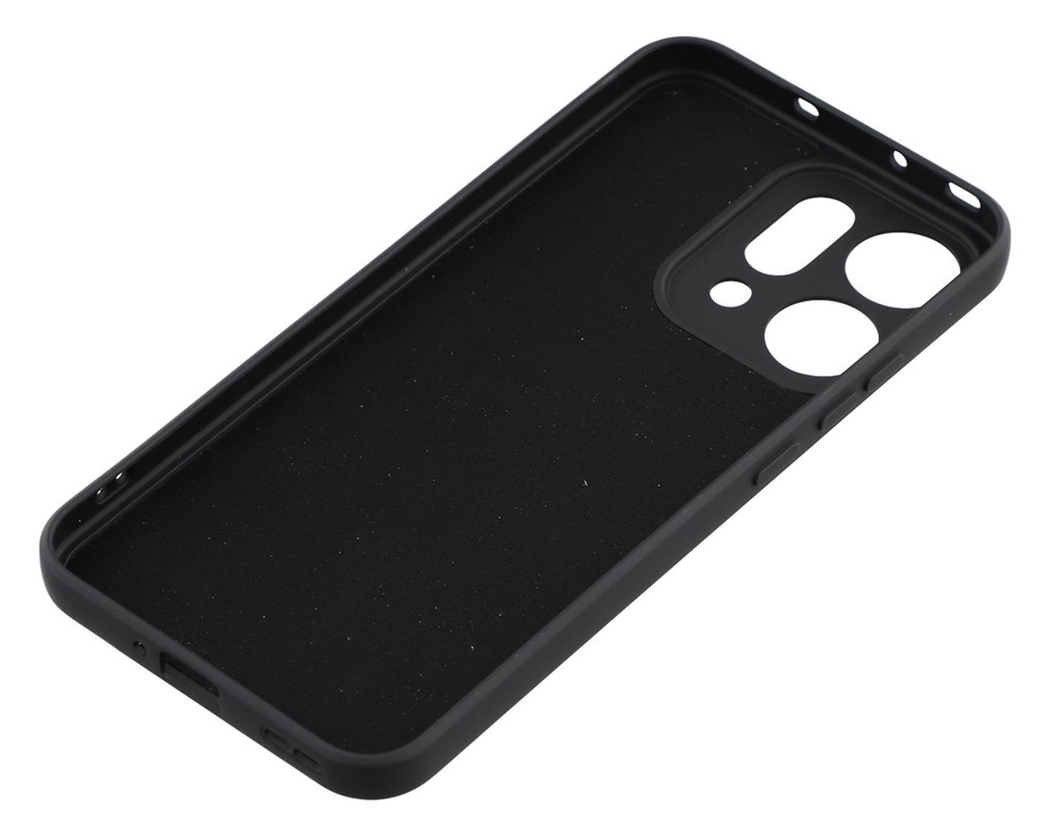 Oppo Reno 14 Hoesje Dun TPU Back Cover Matte Zwart afbeelding 11