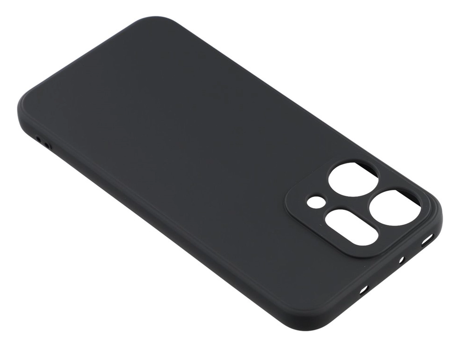 Oppo Reno 14 Hoesje Dun TPU Back Cover Matte Zwart afbeelding 12