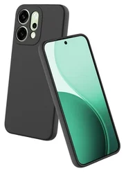Oppo Reno 14 Hoesje Dun TPU Back Cover Matte Zwart afbeelding