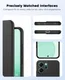 Oppo Reno 14 F Hoesje Dun TPU Back Cover Matte Zwart afbeelding 6