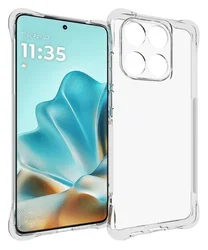 Motorola Edge 60 Hoesje Schokbestendig en Dun TPU Back Cover Transparant afbeelding