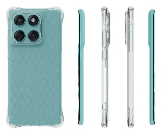 Motorola Edge 60 Hoesje Schokbestendig en Dun TPU Back Cover Transparant afbeelding 6