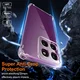 Motorola Edge 60 Pro Hoesje Schokbestendig en Dun TPU Back Cover Transparant afbeelding 2