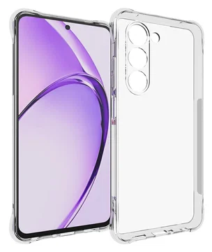 Oppo A5 (2025) Hoesje Schokbestendig en Dun TPU Back Cover Transparant