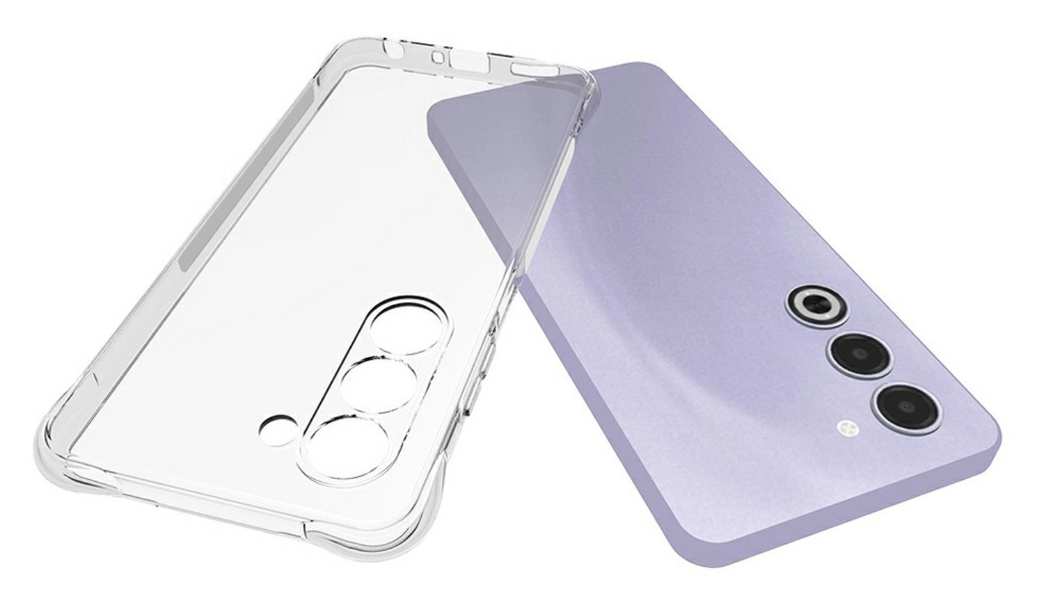 Oppo A5 (2025) Hoesje Schokbestendig en Dun TPU Back Cover Transparant afbeelding 2