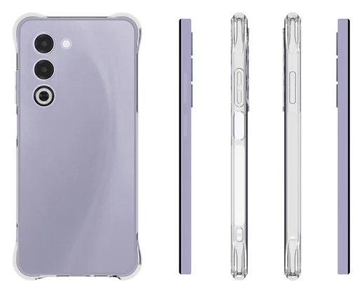 Oppo A5 (2025) Hoesje Schokbestendig en Dun TPU Back Cover Transparant afbeelding 6