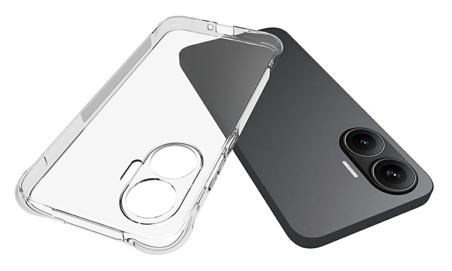 Xiaomi Poco F7 Hoesje Schokbestendig en Dun TPU Back Cover Transparant afbeelding 2