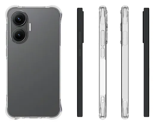 Xiaomi Poco F7 Hoesje Schokbestendig en Dun TPU Back Cover Transparant afbeelding 6