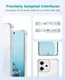 Oppo Reno 14 Hoesje Schokbestendig en Dun TPU Back Cover Transparant afbeelding 6