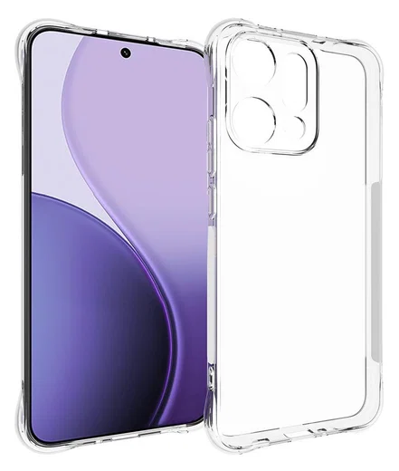 Oppo Reno 14 Pro Hoesje Schokbestendig en Dun TPU Back Cover Transparant afbeelding 1