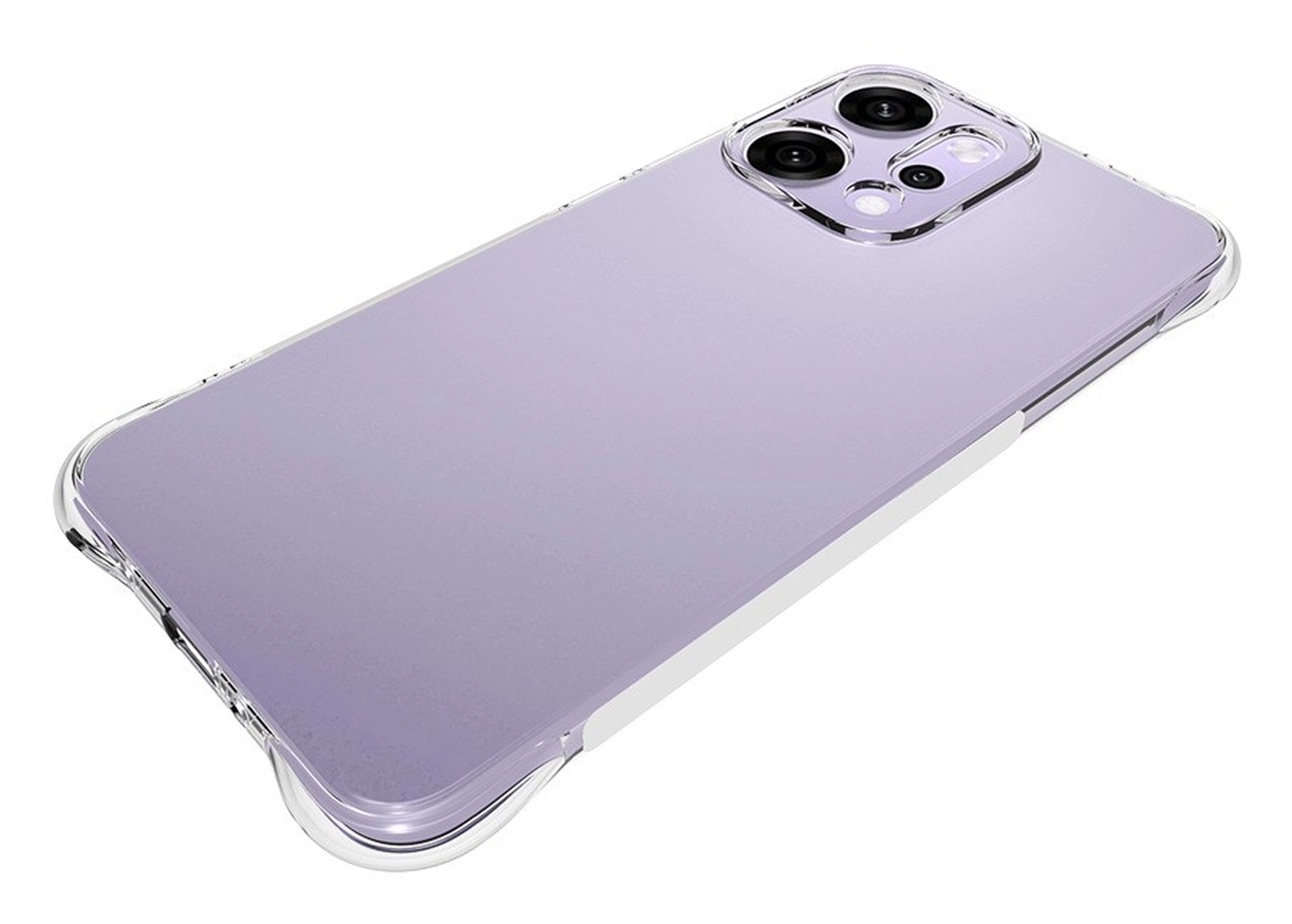 Oppo Reno 14 Pro Hoesje Schokbestendig en Dun TPU Back Cover Transparant afbeelding 5