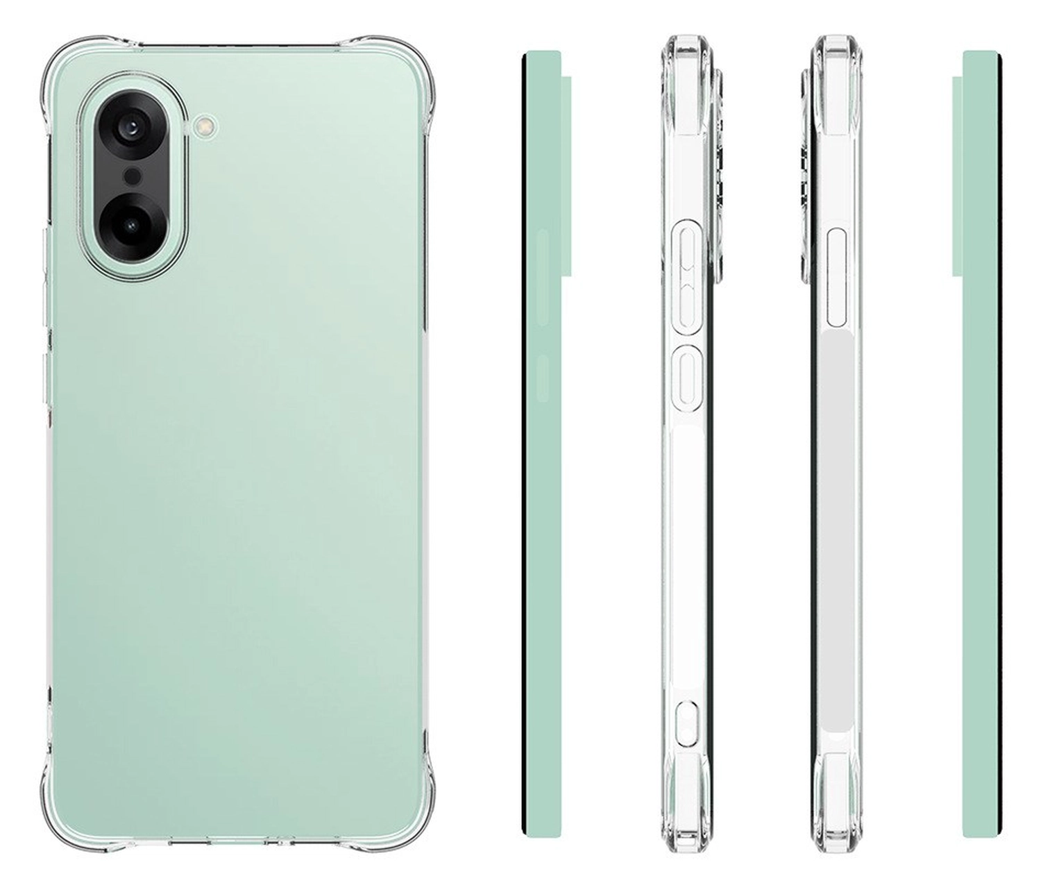 OnePlus Nord CE 5 Hoesje Schokbestendig en Dun TPU Back Cover Transparant afbeelding 6