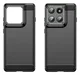 Motorola Edge 60 Pro Hoesje Geborsteld TPU Flexibele Back Cover Zwart afbeelding 2