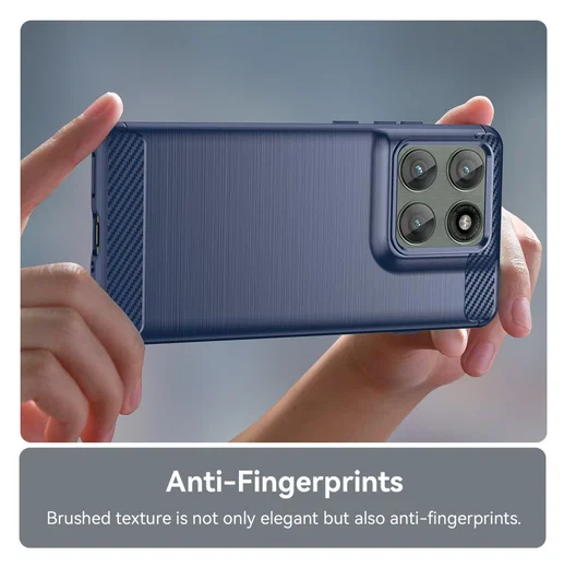 Motorola Edge 60 Pro Hoesje Geborsteld TPU Flexibele Back Cover Blauw afbeelding 6
