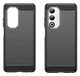Oppo A5 (2025) Hoesje Geborsteld TPU Flexibele Back Cover Zwart afbeelding 2