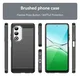 Oppo A5 (2025) Hoesje Geborsteld TPU Flexibele Back Cover Zwart afbeelding 8