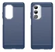 Oppo A5 (2025) Hoesje Geborsteld TPU Flexibele Back Cover Blauw afbeelding 2