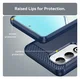 Oppo A5 (2025) Hoesje Geborsteld TPU Flexibele Back Cover Blauw afbeelding 7