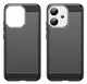 Oppo Reno 14 Hoesje Geborsteld TPU Flexibele Back Cover Zwart afbeelding 2