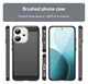 Oppo Reno 14 Hoesje Geborsteld TPU Flexibele Back Cover Zwart afbeelding 5