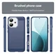 Oppo Reno 14 Hoesje Geborsteld TPU Flexibele Back Cover Blauw afbeelding 4