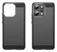 Oppo Reno 14 Pro Hoesje Geborsteld TPU Flexibele Back Cover Zwart afbeelding 2