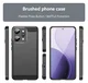 Oppo Reno 14 Pro Hoesje Geborsteld TPU Flexibele Back Cover Zwart afbeelding 8