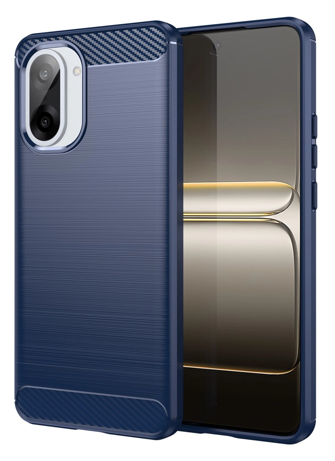OnePlus Nord CE 5 Hoesje Geborsteld TPU Flexibele Back Cover Blauw afbeelding 1