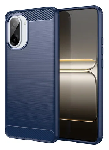 OnePlus Nord CE 5 Hoesje Geborsteld TPU Flexibele Back Cover Blauw afbeelding 1
