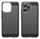 Oppo Reno 14 F Hoesje Geborsteld TPU Flexibele Back Cover Zwart afbeelding 2