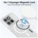 Motorola Edge 60 Hoesje Hard Back Cover met MagSafe Transparant afbeelding 2