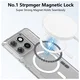 Motorola Edge 60 Pro Hoesje Hard Back Cover met MagSafe Transparant afbeelding 2