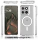Motorola Edge 60 Pro Hoesje Hard Back Cover met MagSafe Transparant afbeelding 7