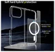 Google Pixel 10 Pro Fold Hoesje MagSafe Hard Back Cover PixelSnap Transparant afbeelding 4